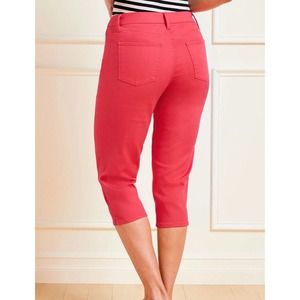 Talbots Coral Pink Capri Pants NWT